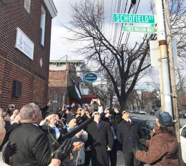Bronx Masons street co-naming recognizes 100 years|Bronx Masons street co-naming recognizes 100 years|Bronx Masons street co-naming recognizes 100 years
