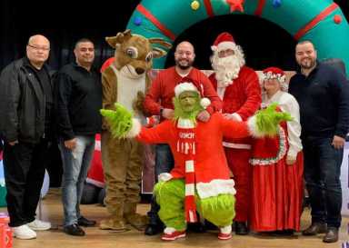 CB 2 Hosts Christmas Party, Toy Giveaway