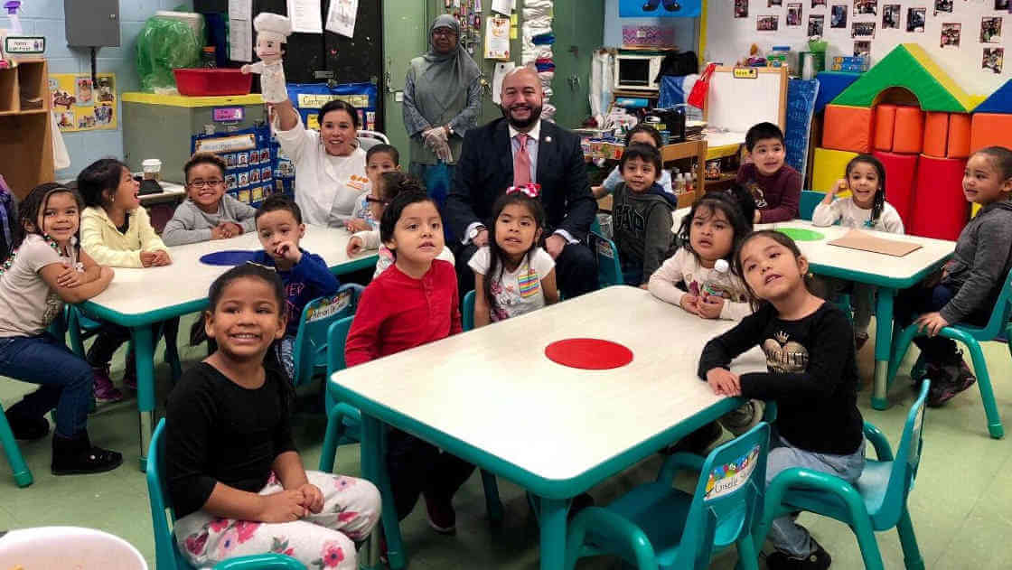 Salamanca Visits P.S. 93 Students