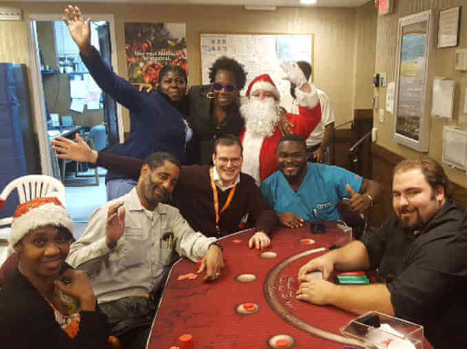 University Center Hosts Holiday Casino Party