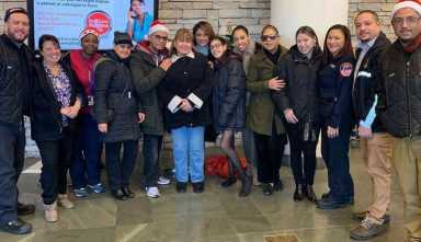 EMT’s Family Celebrate Christmas With Patients