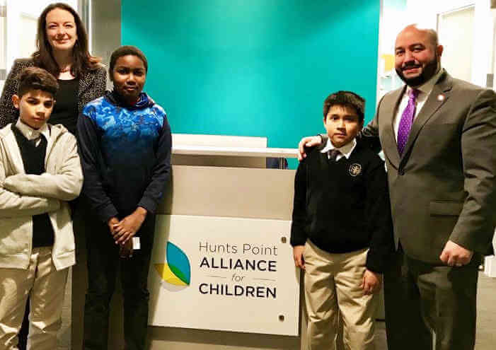 Salamanca Visits HP Alliance for Children