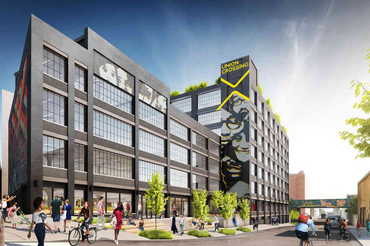 Union Crossing transforms former A&P bakery, warehouse