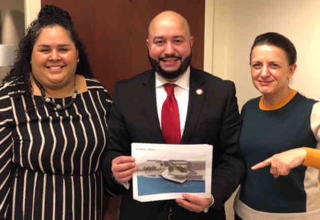 Salamanca Meets With NY Restoration Project