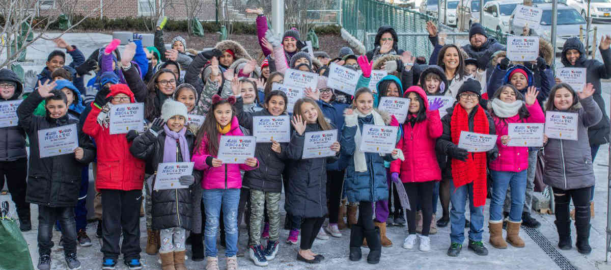 NBC NY Storm Team 4 Visits P.S. 14 Students|NBC NY Storm Team 4 Visits P.S. 14 Students