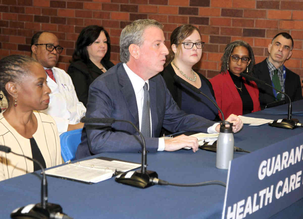 Mayor Announces NYC Cares Health Care Initiative|Mayor Announces NYC Cares Health Care Initiative