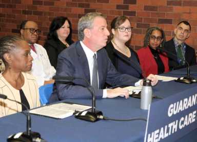 Mayor Announces NYC Cares Health Care Initiative|Mayor Announces NYC Cares Health Care Initiative