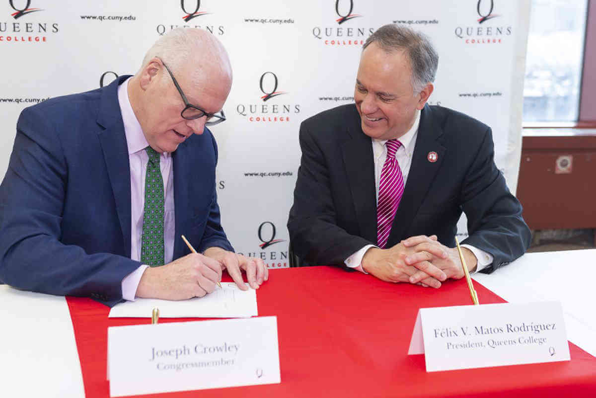 Crowley Donates Congressional Papers To Queens College