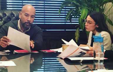 Diaz Meets With Congresswoman Ocasio-Cortez