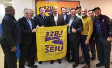 Gjonaj Supports 32BJ SEIU