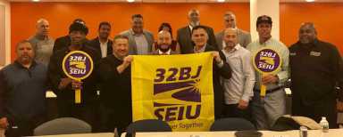 Salamanca Meets With 32BJ SEIU