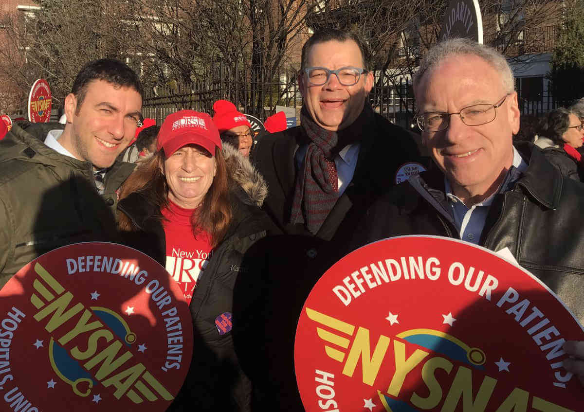 Dinowitz Stands With NY Nurses