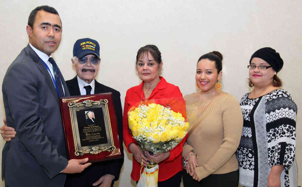 Lincoln Honors George Rodriguez|Lincoln Honors George Rodriguez|Lincoln Honors George Rodriguez