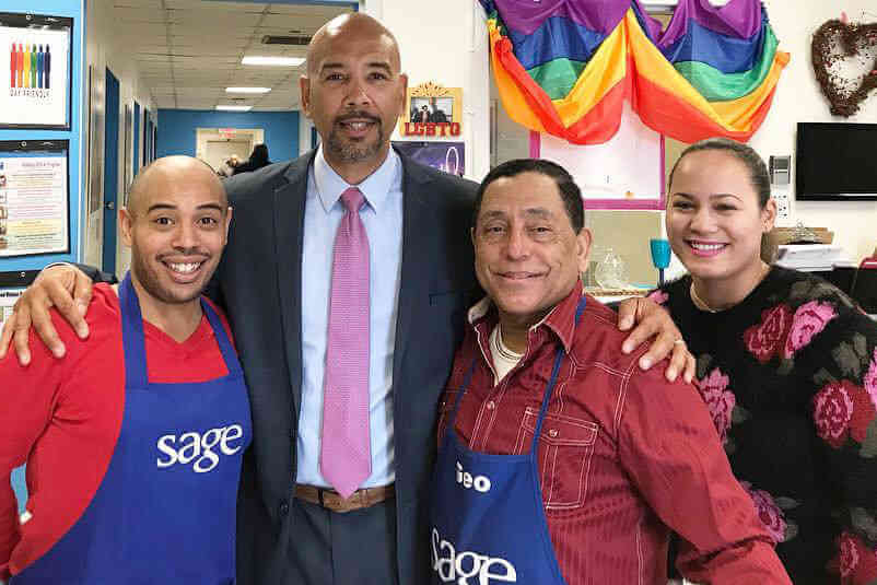 Diaz Celebrates Valentine’s At Sage Center