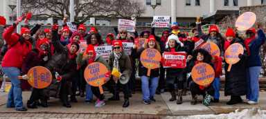 Monte Nurses Protest Overcrowding Issues|Monte Nurses Protest Overcrowding Issues