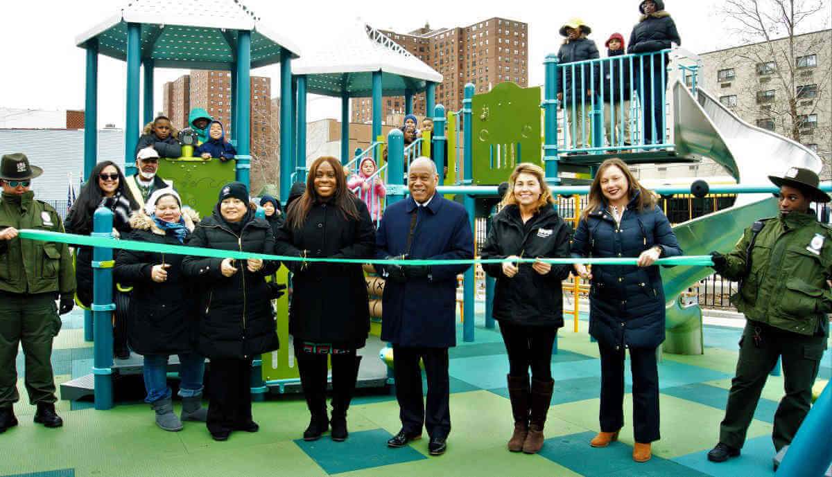 Renovated Little Claremont Playground reopens – Bronx Times