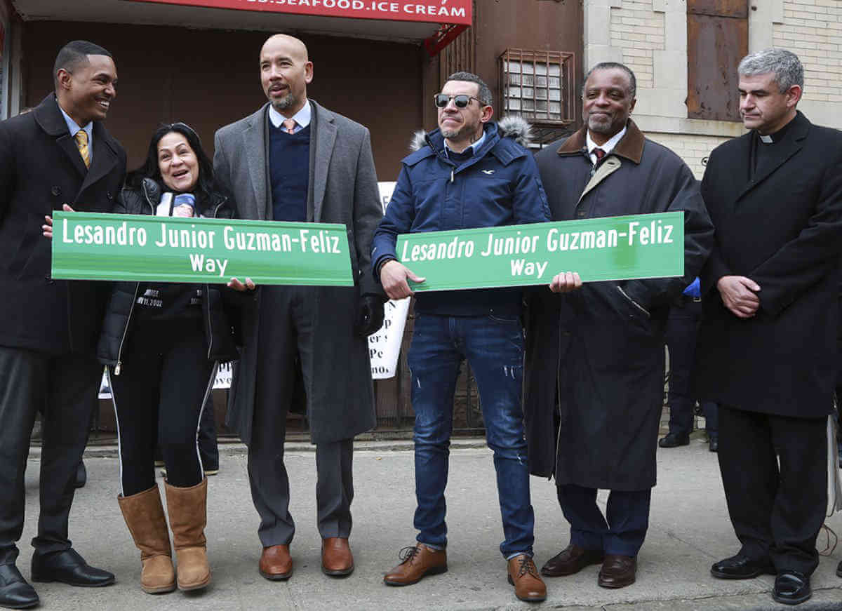 Justice for Junior: Street renamed for Guzman-Feliz