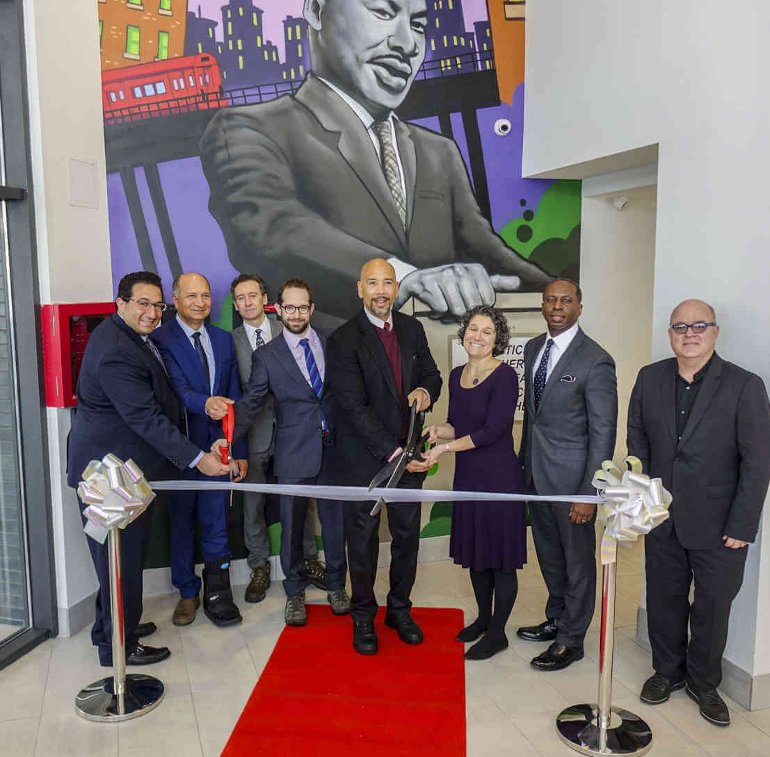 12-story residential plaza dedicated in Mott Haven|12-story residential plaza dedicated in Mott Haven