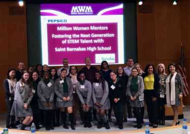 St. Barnabas HS, PepsiCo Million Women’s Mentoring