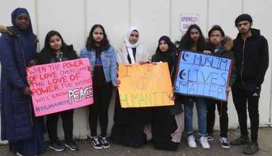 Muslim Students Lead NZ Protest