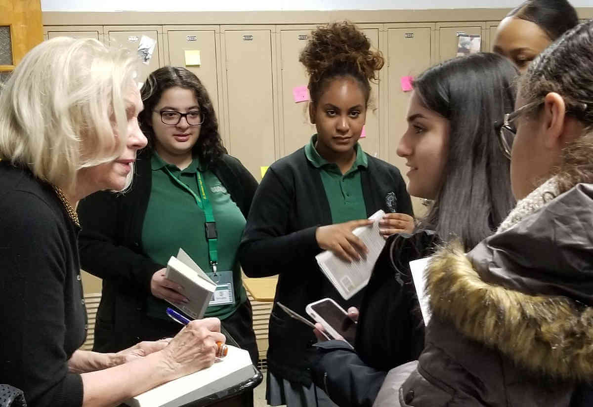 Authors Visit St. Barnabas HS Students|Authors Visit St. Barnabas HS Students