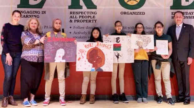 Gjonaj Honors Black History Month Poster Winners|Gjonaj Honors Black History Month Poster Winners