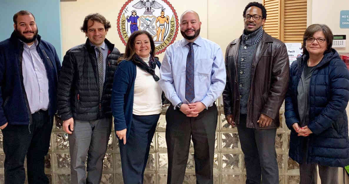 Salamanca Meets With Bronx Parks Commissioner