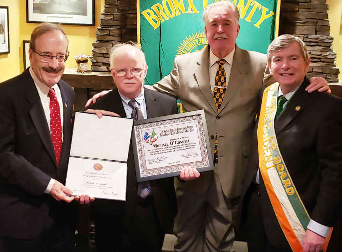 Ancient Order of Hibernians Honor Leaders