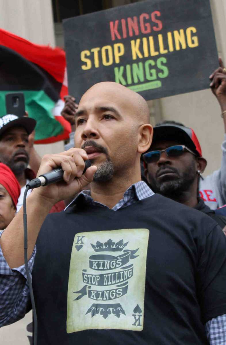Diaz Attends Anti-Violence March on the Concourse