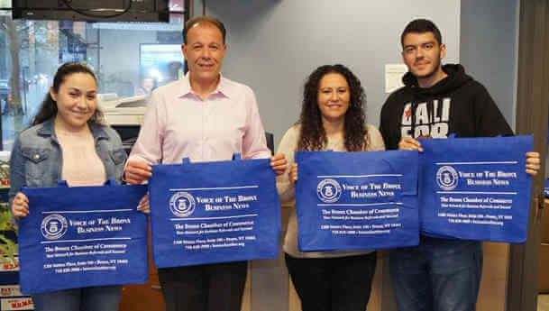 Gjonaj, Chamber Co-Host Reusable Bag Giveaway|Gjonaj, Chamber Co-Host Reusable Bag Giveaway