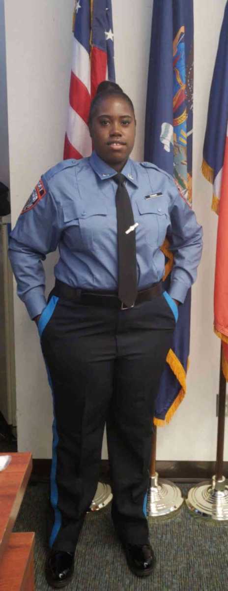 Aspiring correction officer overcomes homelessness