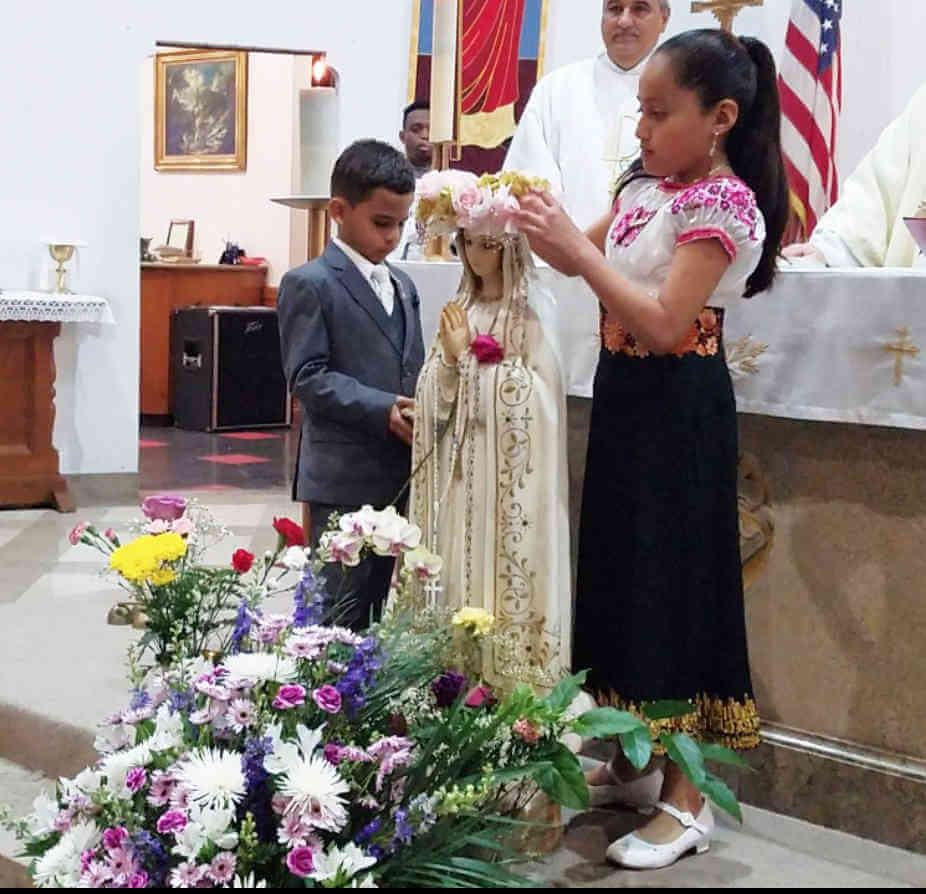 St. Helena Church Hosts May Crowning