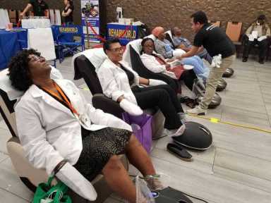 Triboro Center Nurses Enjoy Spa Day