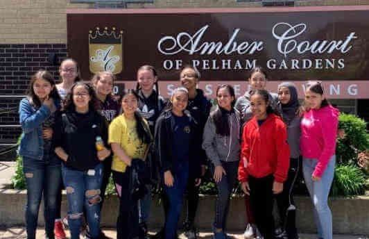 Gjonaj, P.S. 83 Students Host Manicure For Seniors