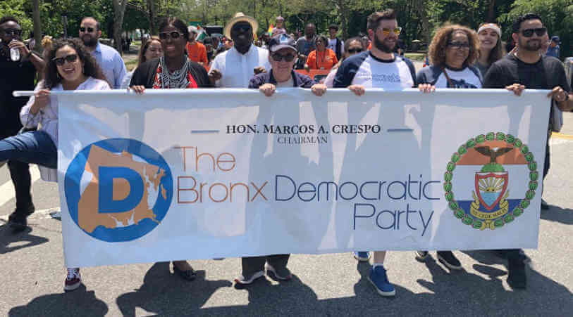 Fernandez Marches In Bronx Week Parade