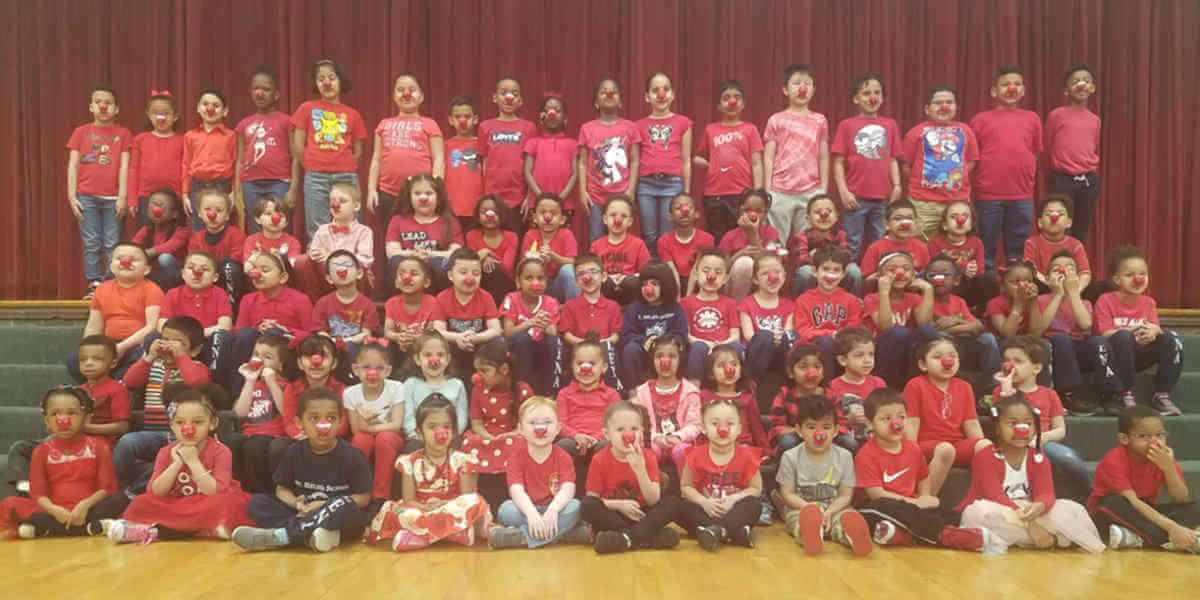 St. Helena Students Celebrate Red Nose Day