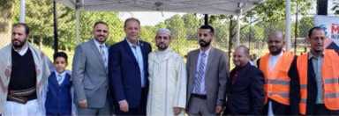 Councilman Gjonaj Attends Eid Celebrations