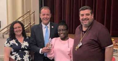 Gjonaj Attends Pelham Prep Academy Award Ceremony
