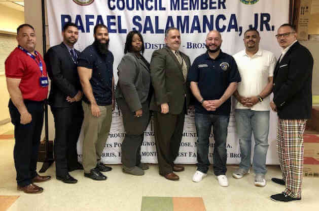 Salamanca, CB DMs Meet With Bronx Postmaster