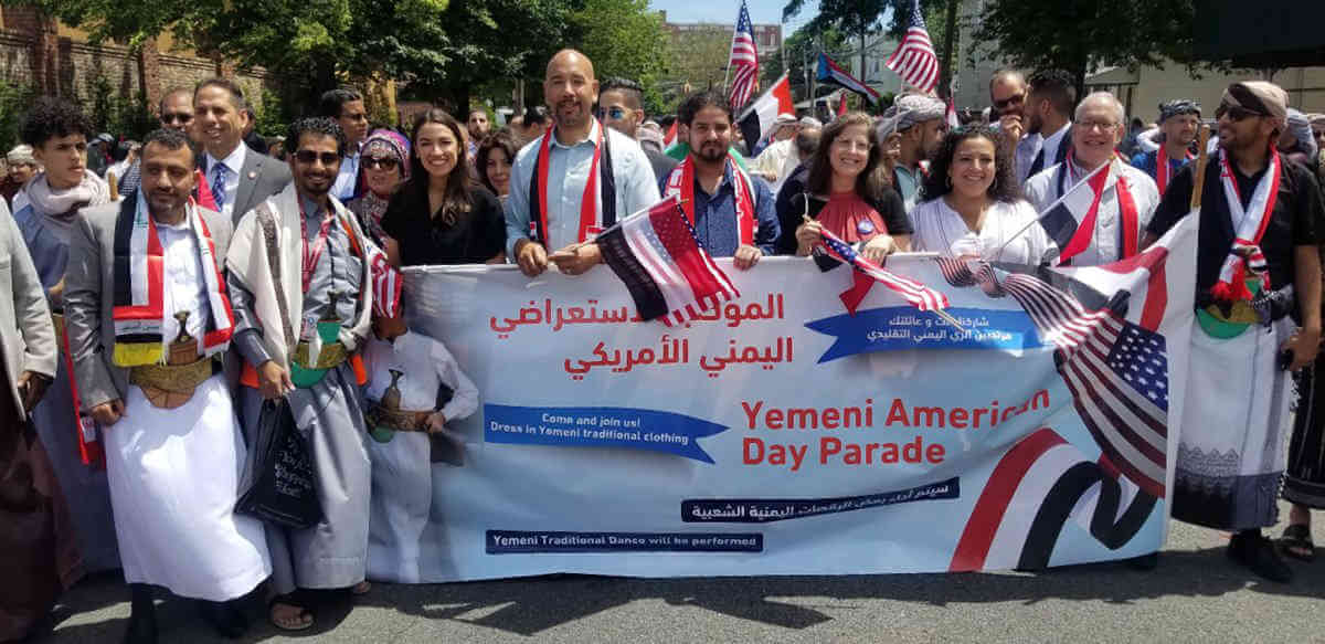 Diaz Marches In Yemeni American Day Parade
