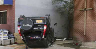 Mulitiple People Injured In Belmont Collision