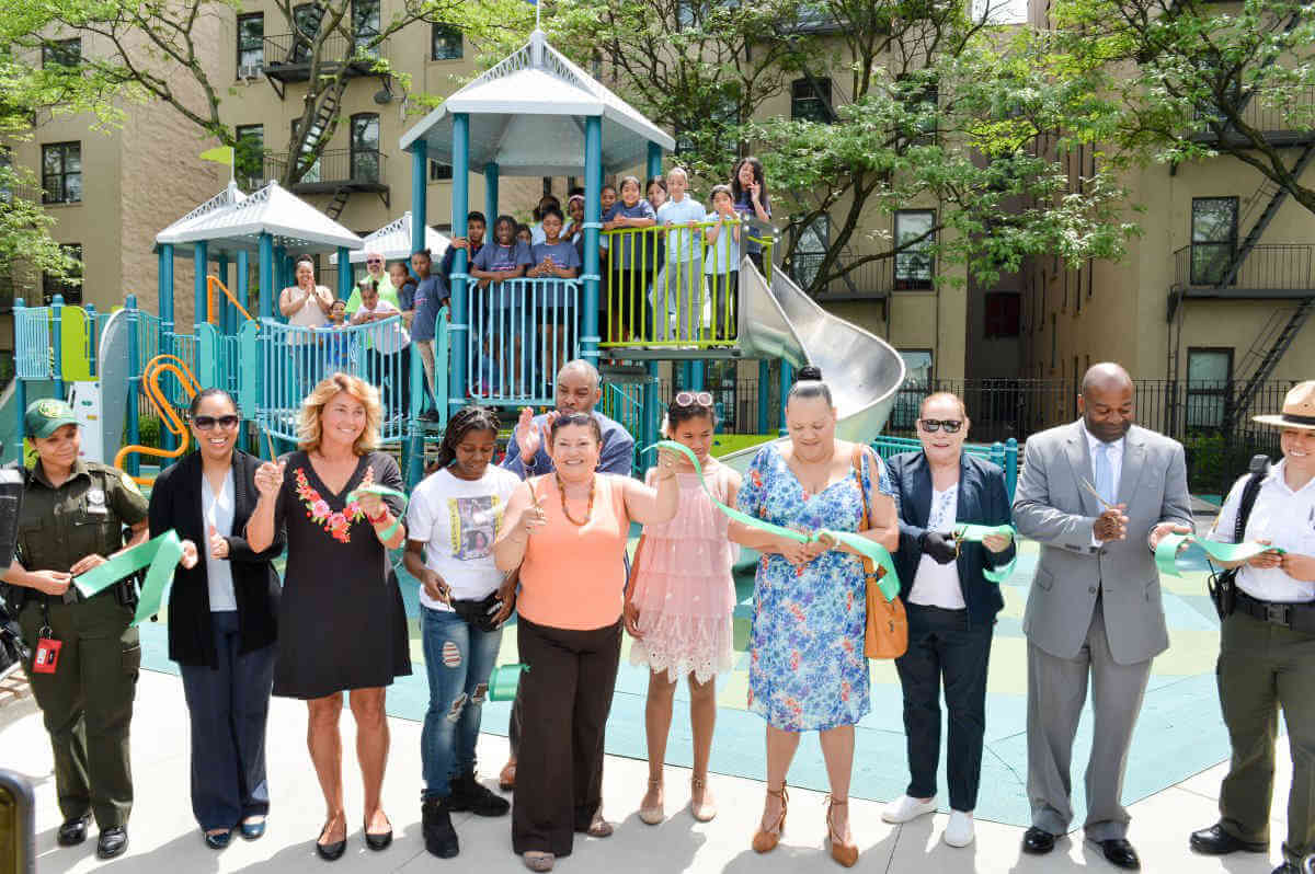 $6.6 million renovated historic Saw Mill Playground reopens