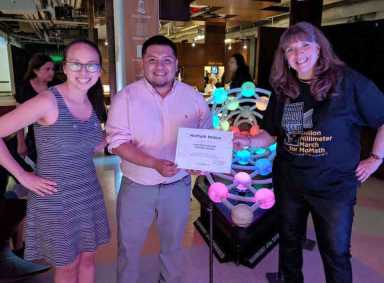 Bronx Middle School Class Honored As MoMath’s 1 Millionth Visitor