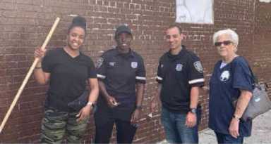 49th Pct, PPNA Host Graffiti Removal Day