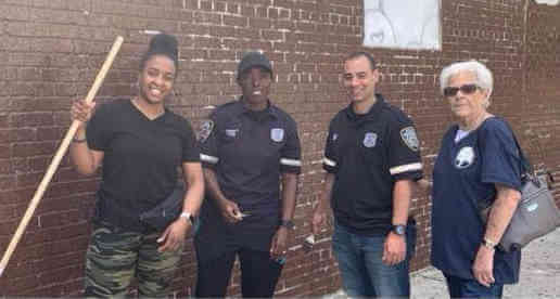49th Pct, PPNA Host Graffiti Removal Day