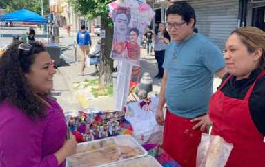 Fernandez Attends 204th Street Weekend Walk