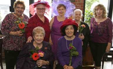 Red Hats Celebrate Birthdays At Wicked Wolf