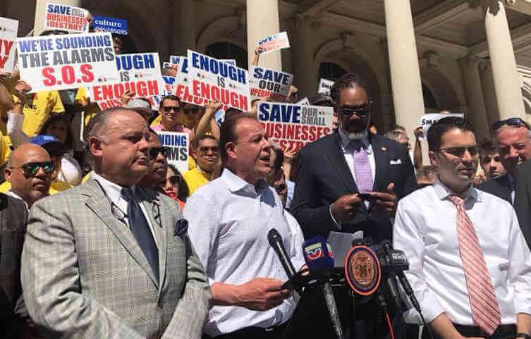 Gjonaj, King At City Hall For Small Biz