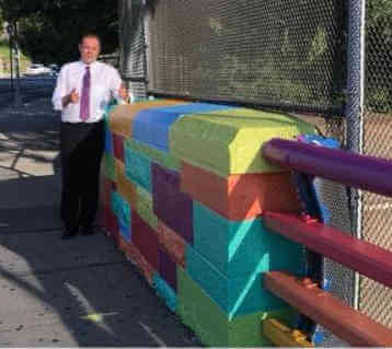 Lehman HS Students Revitalize Overpass