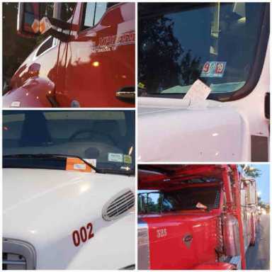 Police Ticket Illegally Parked Tractor Trailers
